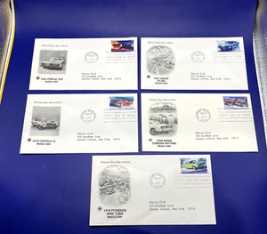 Muscle Cars Series FDC Envelopes / Mixed Lot of 5 - Picture 1 of 2