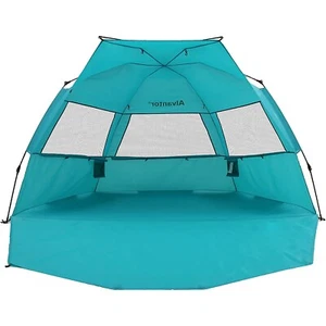 Alvantor Instant Pop Up Beach Tent Lightweight Portable Sun Shade with Sandbags - Picture 1 of 9