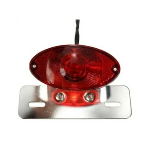 Rear Brake Tail Turn Signals Light Chrome Fit For Scooter Bike - Picture 1 of 18