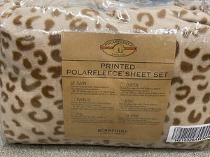 PolarFleece Bettwäsche Berkshire Decke & Zuhause VOLL tiefe Taschen 4-teiliges Set Gepard - Bild 1 von 3
