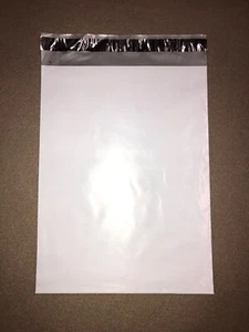 1, 10, 200, or 500 10" x 13" SELF STICKING WHITE POLY MAILERS SHIPPING ENVELOPES - Picture 1 of 2