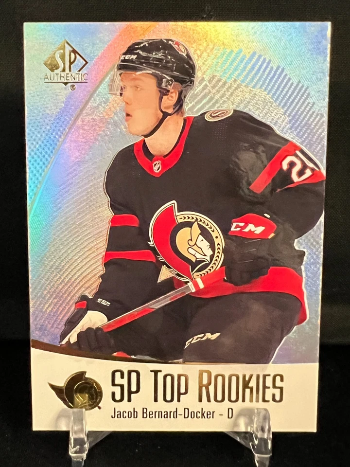2021-22 SP Authentic Top Rookies #TR-4 Jacob Bernard-Docker - Ottawa Senators - Image 1 of 2
