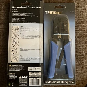 TRENDnet Professional Crimp Tool Model TC-CT68. RJ-11. RJ-45. - Picture 1 of 3