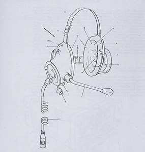 Clansman. Microphone headset. A vehicle staff. Illustrated parts catalogue. - Picture 1 of 2