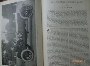 Gordon Bennett Race 1904 Ritters Homburg Old Early Motor Racing Car Napier Edge - Bild 1 von 6