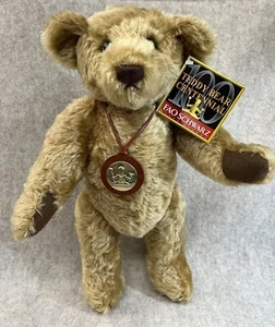 FAO Schwarz 1902-2002 Centennial Anniversary Teddy Bear w/ Tags - Schwartz - Picture 1 of 8