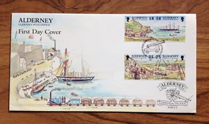 GB - ALDERNEY 1997 Garrison Island a First Day Cover Unaddressed. Free UK P&P - Picture 1 of 3