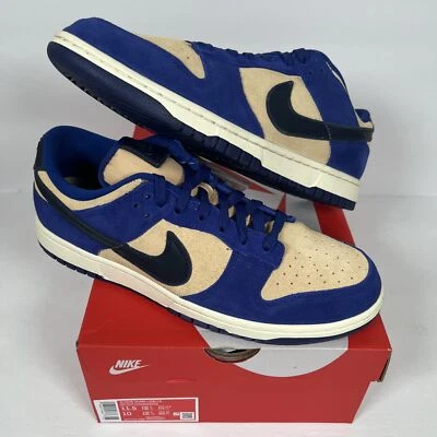 Nike Dunk Low LX Deep Royal Blue Gamuza Beige (2023) Talla 11.5W/10M Foto 1 de 4