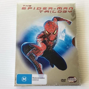 The Spider-Man Trilogy Spider-Man 1 2 3 Steel Slip (DVD, 2011) Tobey Maguire - Picture 1 of 4