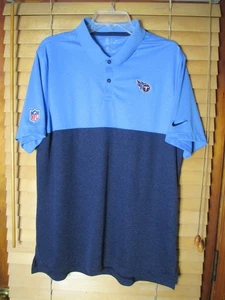 Tennessee Titans NFL Nike Dri-Fit Onfield Herren XL Two-Tone Blau Poloshirt Logo - Bild 1 von 7