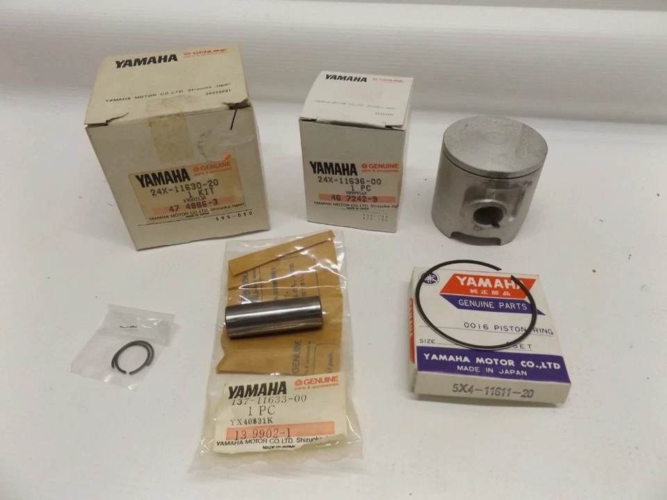 Yamaha YZ125L 1984 kit de pistón OEM Snd gran tamaño 24X-11630-20 Foto 1 de 1