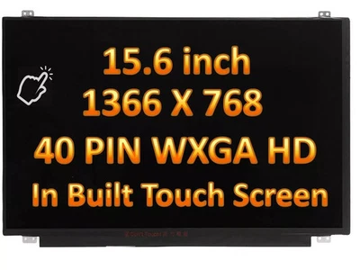 B156XTK01.0 HP TouchSmart 15-AC 15-AC121DX 15.6" LCD LED SCREEN TOUCH K2V59 - Image 1 of 4