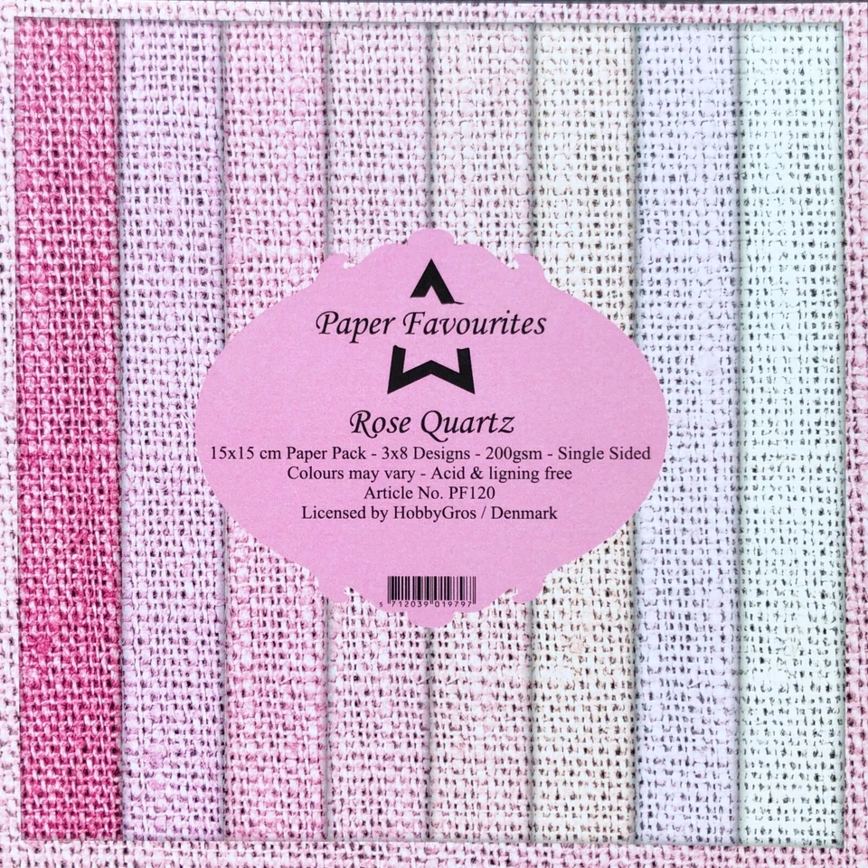 Dixi Craft quarzo rosa 15 cm x 15 cm tappetino di carta compleanno matrimonio bambino cartolina