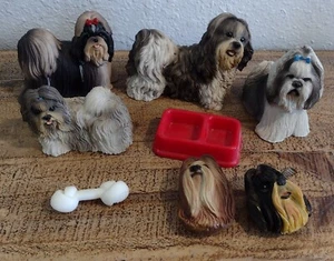 Lot of 6 Shih Tzu Dog Collectible Figurines and Toys - Picture 1 of 5