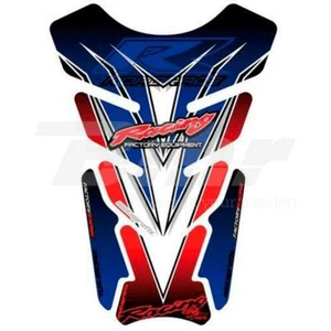 781907 Paraserbatoio Adesivo 3D PERSONALIZZATO Rosso Bianco Blu per Moto - Imagen 1 de 3