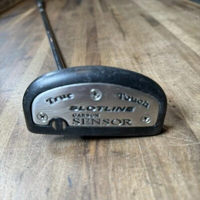 Slotline Carbon Sensor Mallet Stripes Golf Putter 35.5” Right Handed - Image 1 of 4