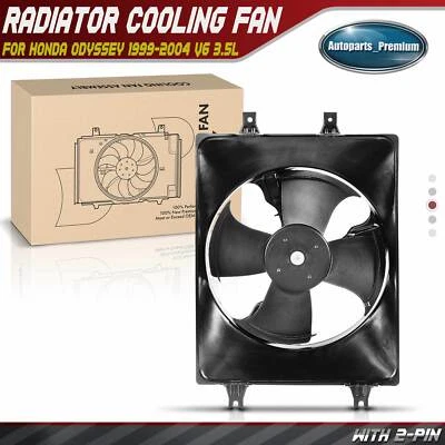 Ventilador condensador aire acondicionado con montaje de cubierta para Honda Odyssey 1999-2004 V6 3,5 L gas Foto 1 de 4