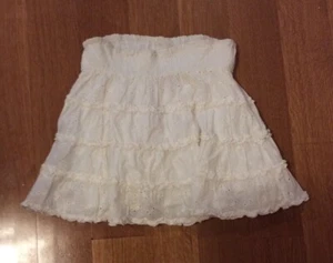 Guess - Girls White Skirt - Size 6 - Picture 1 of 2