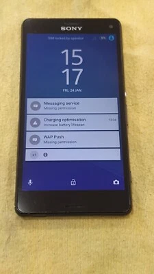 TG495 Sony Xperia Z3 Compact D5803 Mobile Phone Read Description - Image 1 of 4