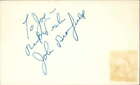 John Bromfield D.2005 Actor U.S. Marshal (1958) Signed 3" X 5" Index Card
