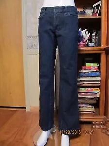NICE "BANANA REPUBLIC" DENIM LOW RISE JEANS -WASHABLE COT/SPAN- SZ 6 (30" X 30") - Picture 1 of 10