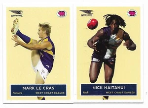 2009 Scanlens West Coast Pair Nick Naitanui / Mark Le Cras 065/400 :::: - Picture 1 of 1