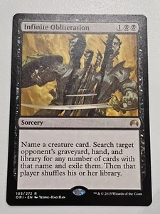 Infinite Obliteration●Magic Origins●MTG●2015●ENGLISH▪︎RARE●NM●#462 - Picture 1 of 2