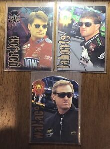 Jeff Gordon, Rusty Wallace & Bobby Labonte 1996 Wheels Viper 3 Card Promo Set