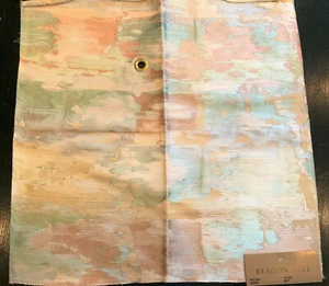 BEACON HILL 2 pcs Annina in Mint 17" Silk Blend Fabric Samples - Picture 1 of 4