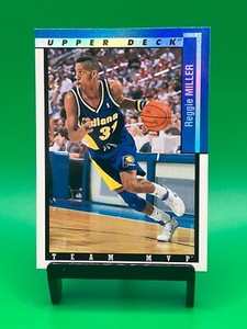 Reggie Miller 1993-94 Upper Deck Team MVP Card #TM11 Pacers NBA Basketball