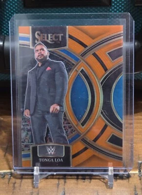 Tonga Loa 2024 Select WWE Premier Orange Prizm /49 #196 Raw Smackdown SP - Image 1 of 2