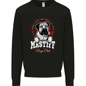 Mastiff Heart Funny Dog Kids Sweatshirt Jumper - Picture 1 of 82