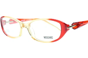 Moschino MO099-04 R15 Brown Clear Fade Orange Designer Italy Eyeglasses 51-17mm - Picture 1 of 9