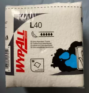 Asciugamani extra assorbenti Kimberly Clark WypAll L40 numero 56 12"x12,5" NUOVI - Foto 1 di 6