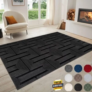 Long Hallway Rug NonSlip LivingRoom Bedroom Carpet Soft Kitchen Runner Floor Mat - Picture 1 of 37