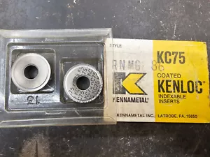 Qty 2 Kennametal RNMG 86 KC75 Grade Carbide Inserts - Picture 1 of 1