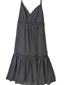 Sofia Vergara Damen Plus XXXL Schwarz Maxikleid Herzausschnitt Spitze Strand Festival - Bild 1 von 15