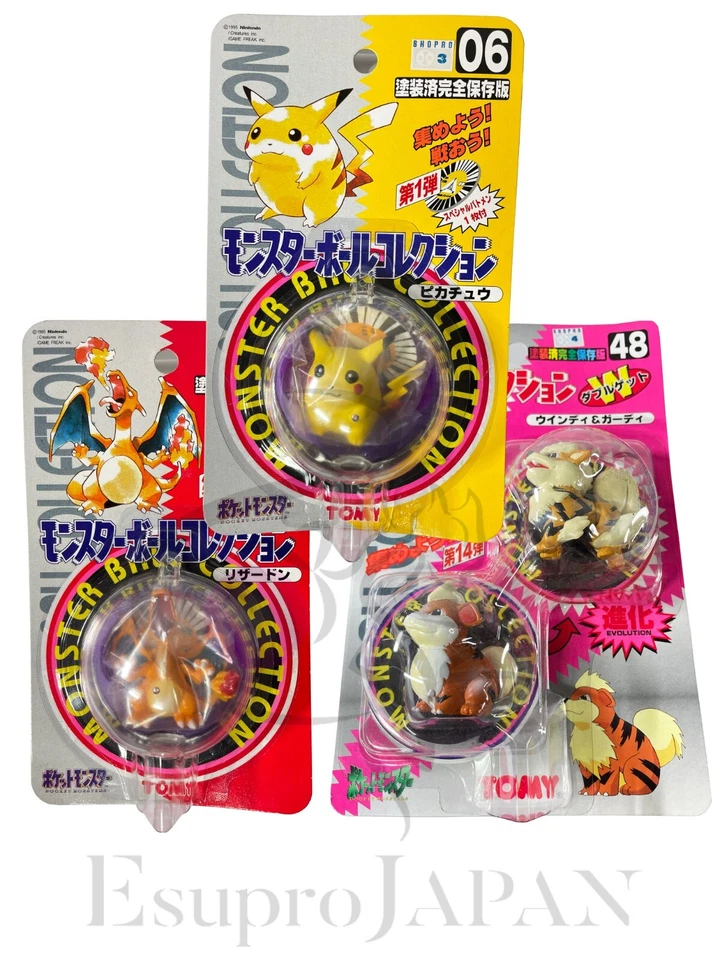 Unopened Mon Colle Pikachu Charizard Monster Poke Ball Collection Tomy Pokemon - Image 1 of 1