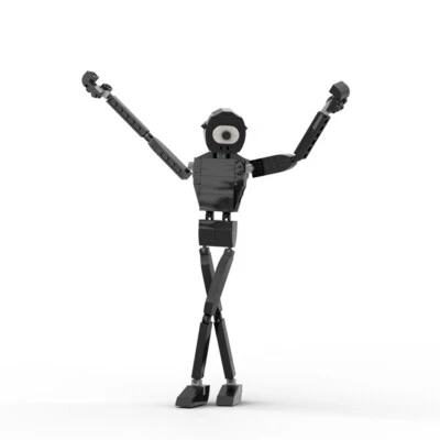 MOC: Black One-Eyed Monster Toys Building Set 186 Pieces from Game for Christm - Image 1 of 4