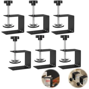 6 Pcs C Clamps Drawer Front Installation Clamps Coldrolled Steel Clamps For Wood - Picture 1 of 7