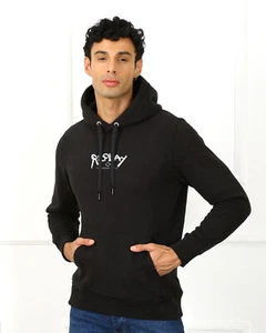 Felpa con cappuccio pullover grafica designer uomo Replay Team marca - Foto 1 di 5