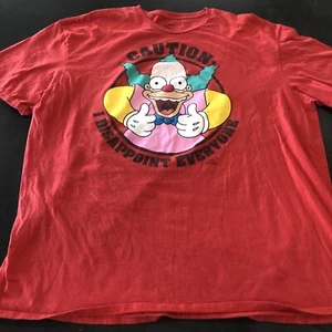 The Simpson’s Tee Shirt I Disappoint Everyone Krusty The Clown Men’s 3XL - Picture 1 of 8