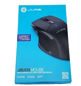 JLab JBuds Wireless Mouse For PC, Laptop, Computer, Mice, 2.4G, Bluetooth, Black - Picture 1 of 6