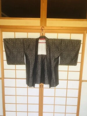 Kimono Japonés Hombre/Mujer Alta Calidad Pura Seda Vintage Ropa Tradicional_54 Foto 1 de 4