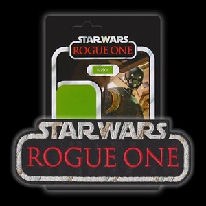 NEW for 2023! Hasbro Kenner STAR WARS "ROGUE ONE" Vintage style logo 5" patch - Picture 1 of 5
