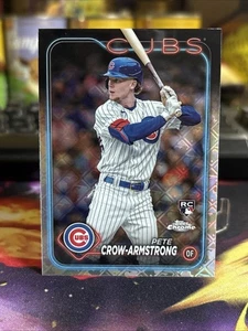 PETE CROW-ARMSTRONG 2024 TOPPS CROMO LOGOFRACTOR CACHORROS DE NOVATO RC  - Imagen 1 de 2