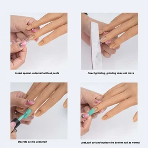 Left Hand Nail Art Practice Hand Bendable Joints Silicone Artificial Nail Tr HOT - Picture 1 of 12