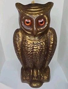 Gunter Kerzen-vintage candle hand-crafted shape of an owl-Black Forest style - Picture 1 of 6
