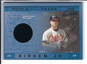 2001 Playoff Absolute: CAL RIPKEN JR. Tools of the Trade GW Jersey #127/300!!! - Picture 1 of 2