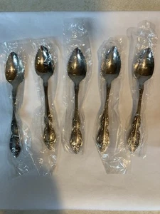 5 Stück Oneida Community Edelstahl Brahms Grapefruit Fruchtlöffel 5 7/8 Zoll - Bild 1 von 16